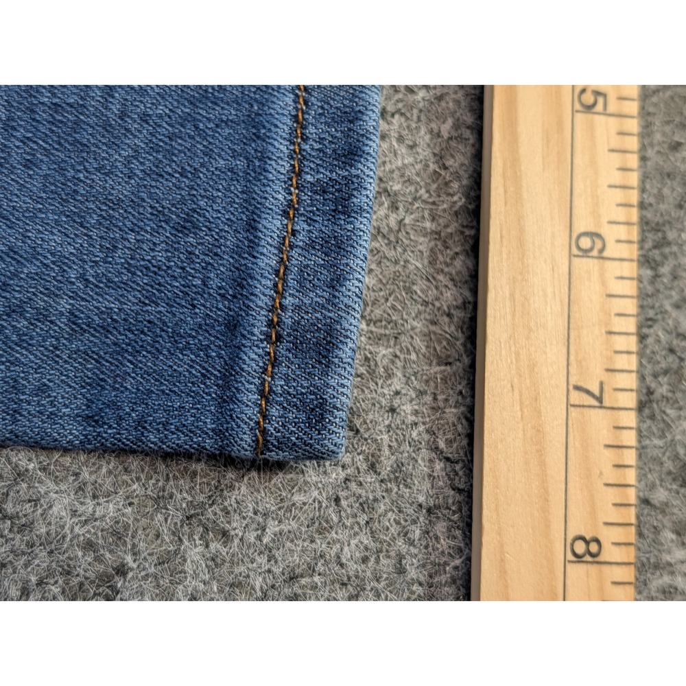 Carhartt Rugged Flex Relaxed Fit Double Front Jeans Womens 18 Tall Blue NWT - Picture 15 of 16